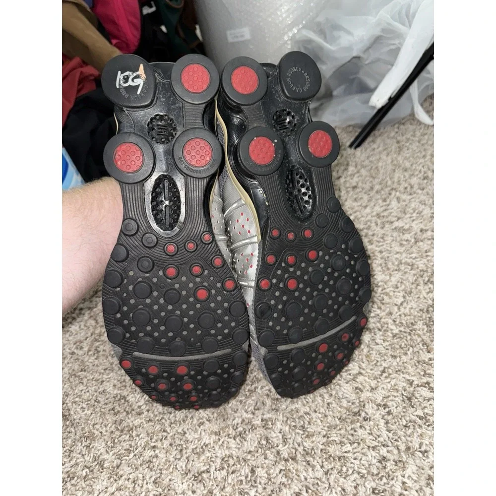 Nike Shox Cog Cognescenti Silver Black Red Size 14 Sneakers 311116-005‎ CLEAN
